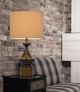 Cal® Lighting & Accessories Sterling Charcoal Greg Table Lamp-3