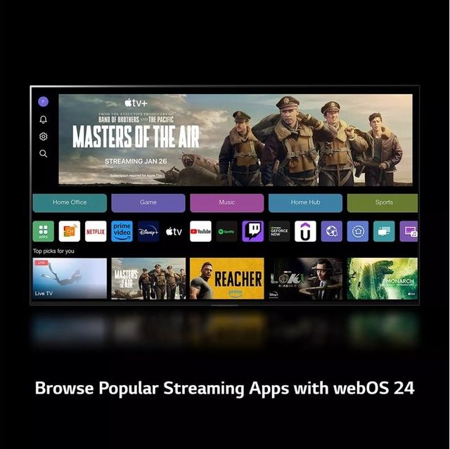 LG C4 Series 65'' 4K Ultra HD OLED evo Smart TV-3