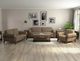 International Furniture Direct Loft Brown Brown Sofa-1