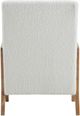 Elements International Enzo White Accent Chair-3