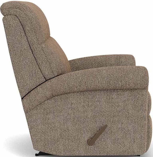 Flexsteel® Davis Brown Mushroom Rocking Recliner-2