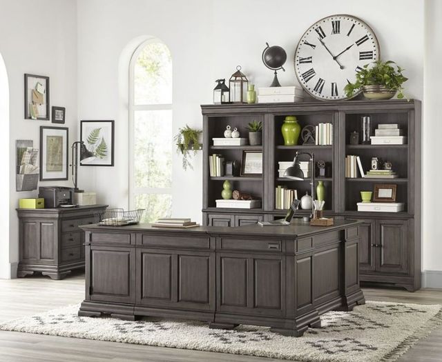 aspenhome® Sinclair Ash Gray L-Shaped Desk-1