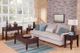 Urban Collections by Yutzy Woodworking Cortland Retreat Cherry Chairside Table with Rich Tobacco Legs-1