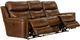 Catnapper® Ceretti Brown Leather Power Reclining Sofa-2
