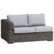 Ratana Cubo Creamy Oak/Pearl Grey 2-Seater Left Arm-0