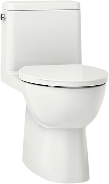 KOHLER® Reach® Dune 1-Piece Compact Elongated Toilet with Skirted Trapway, 1.28 Gpf-0