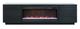 Legends Home Stardust Seal Skin Black 89" Fireplace TV Console-3