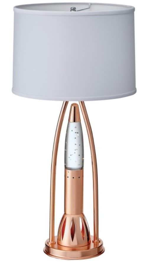 Homelegance® Lenora Satin Copper Table Lamp-0