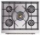 Ilve® Nostalgie II Noblesse 30'' Emerald Green Pro Style Dual Fuel Range with Copper Trim-2