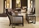 Century® Grand Tour Furniture Larchmont Acrylic Top Martini Table with Burnish Base-3