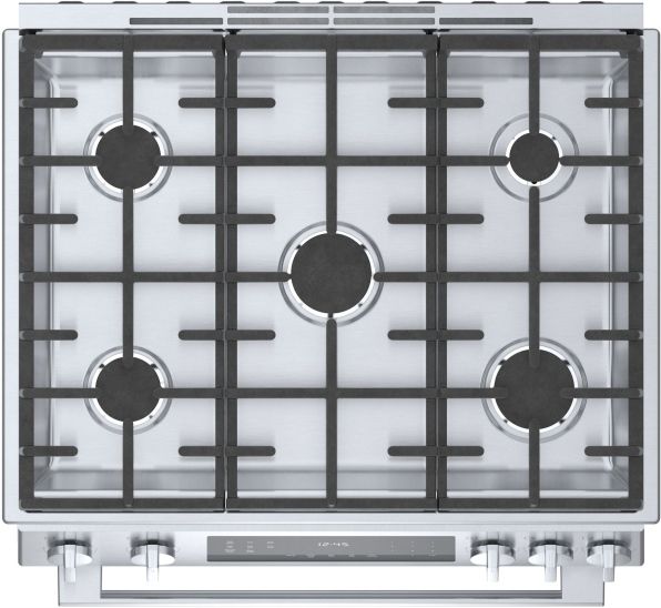 Bosch® 800 Series 30" Stainless Steel Slide In Gas Range-7
