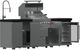 FORNO® Bulnes Series Alta Qualita Black Outdoor Kitchen Kits-4
