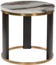Signature Design by Ashley® Jazmore Brown End Table with Brass Base-1