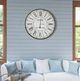 YHD Brown/White Wall Clock-1