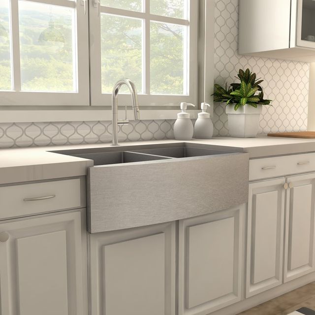 ZLINE Voltaire Brushed Nickel Pull Down Single Handle Kitchen Faucet-1