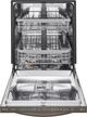 LG 24" Top Control Built-In Dishwasher-Black Stainless Steel-2