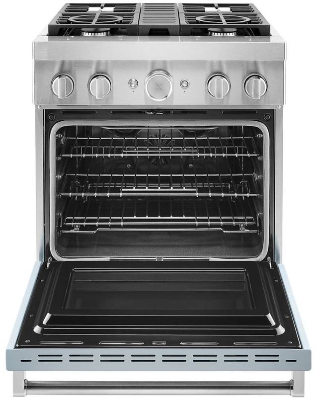 KitchenAid® 30" Misty Blue Pro Style Dual Fuel Range-1