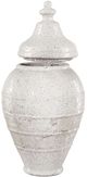 Currey & Company Virginal Antique White Large Jar-1