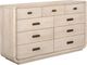 Magnussen Home® Sunset Cove Sanibel Brown Drawer Dresser with Levelers-0