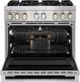 JennAir® RISE™ 36" Stainless Steel Pro Style Dual Fuel Range-2