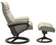 Stressless® by Ekornes® Customizable Sunrise Medium Manual Recliner and Ottoman with Signature Base-1