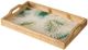 A & B Home Set of 2 Natural Decorative Trays-2