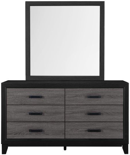 Global Furniture USA Lisbon Black/Dark Gray Dresser-1