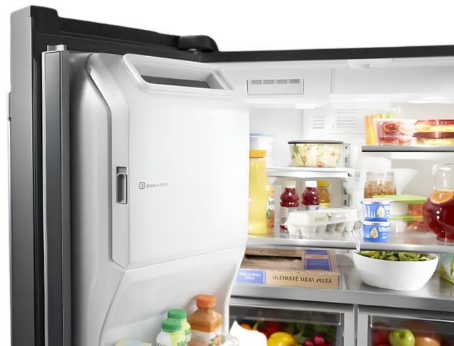 Maytag® 33 in. 22.1 Cu. Ft. FingerPrint Resistant Stainless Steel French Door Refrigerator with Water Dispenser-4