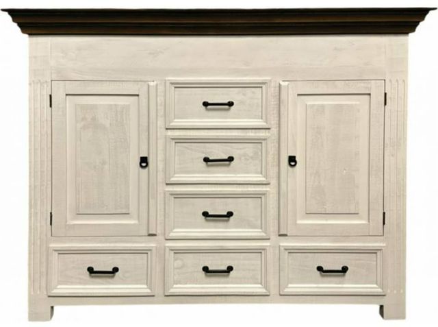 Million Dollar Rustic Brown/Frosted White Gun Chest-0