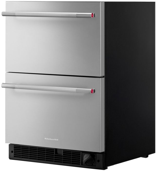 KitchenAid® 24" 4.3 Cu. Ft. Stainless Steel Refrigerator Drawer-3