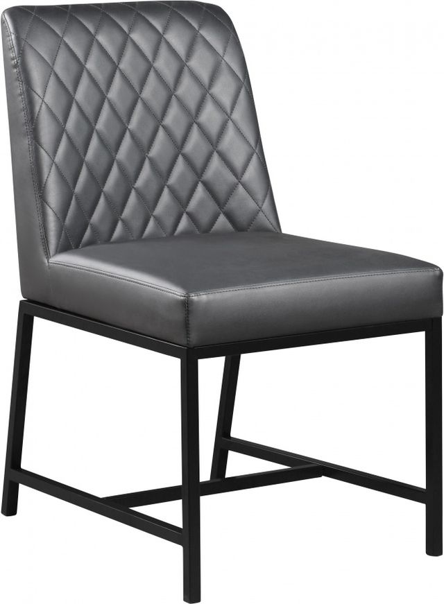 Meridian Furniture Bryce Grey Faux Leather Dining Chair-0