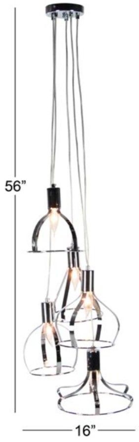 Deco Marche Black 13" Metal Pendant-1