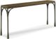 Century® Customizable Mesa Flat Iron Console Table-0