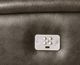 Furniture of America® Soterios Charcoal Power Recliner-2