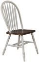 Liberty Furniture Carolina Crossing Antique Honey/White Windsor Side Chair-0