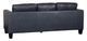 Porter International Designs Lucca Dark Gray Leather Loveseat -3