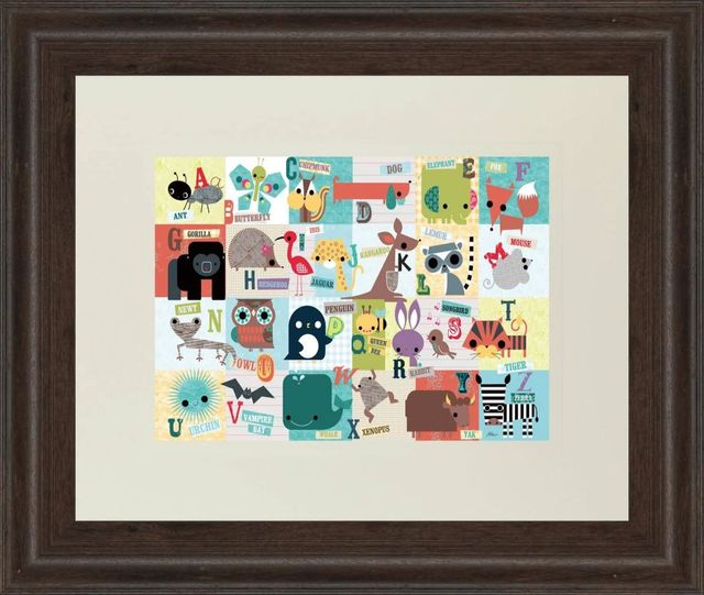 Classy Art Animal Abc by Julian Phillips Wall Art-0