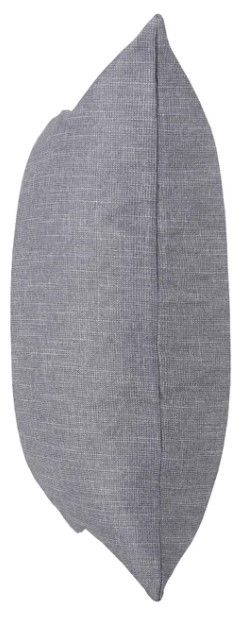 Stylecraft Dann Foley Lifestyle Down Feather Solid Grey Tweed Pillow-1