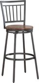 American Woodcrafters Filmore Golden Oak/Slate Gray 25" Barstool-0