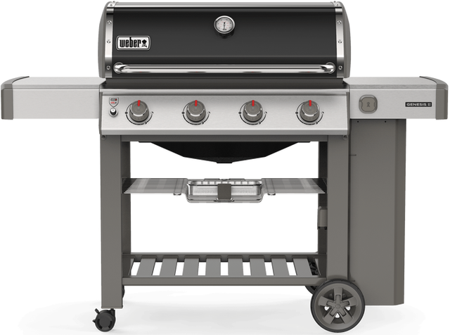 Weber® Genesis® II E-410 Series Black Free Standing Gas Grill-0