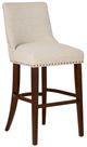 Powell® Auden Beige/Natural Espresso Bar Stool-0