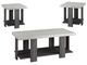 Crown Mark Boris 3-Piece Gray Cocktail Set-0