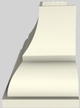Vent-A-Hood® Designer Series 48" Biscuit Wall Mounted Range Hood-1