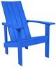 C R Plastics Modern Blue Adirondack Chair-0