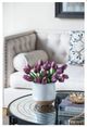 A & B Home Purple Faux Tulip 9-Stem Bundle-2