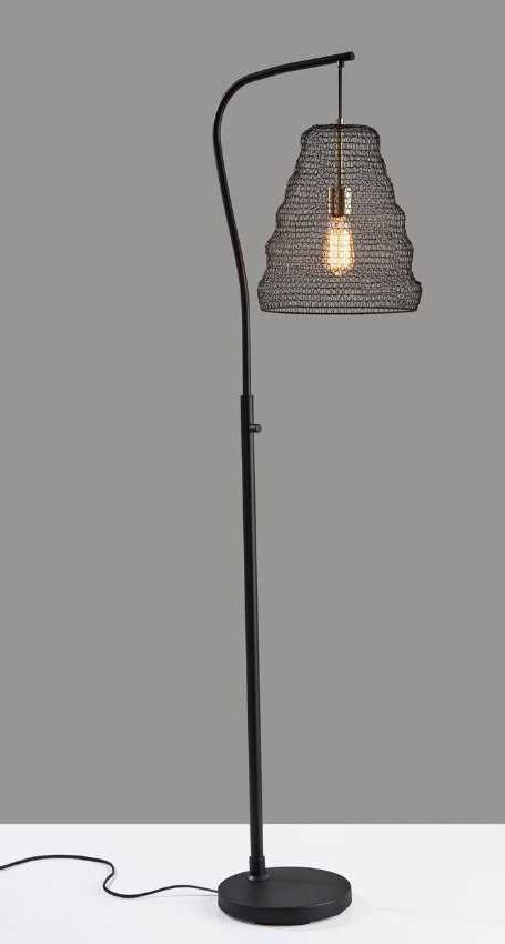 Adesso® Sheridan Black Floor Lamp-3