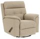 Flexsteel® Mason Silver Meteorite Swivel Gliding Recliner-0