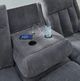 Signature Design by Ashley® Observation Steel Power Reclining Sofa with Drop Down Table-4