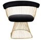 Sagebrook Home Strand Black and Gold Chair-0