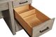 Aspenhome® Platinum Gray Linen 66" Executive Desk-4